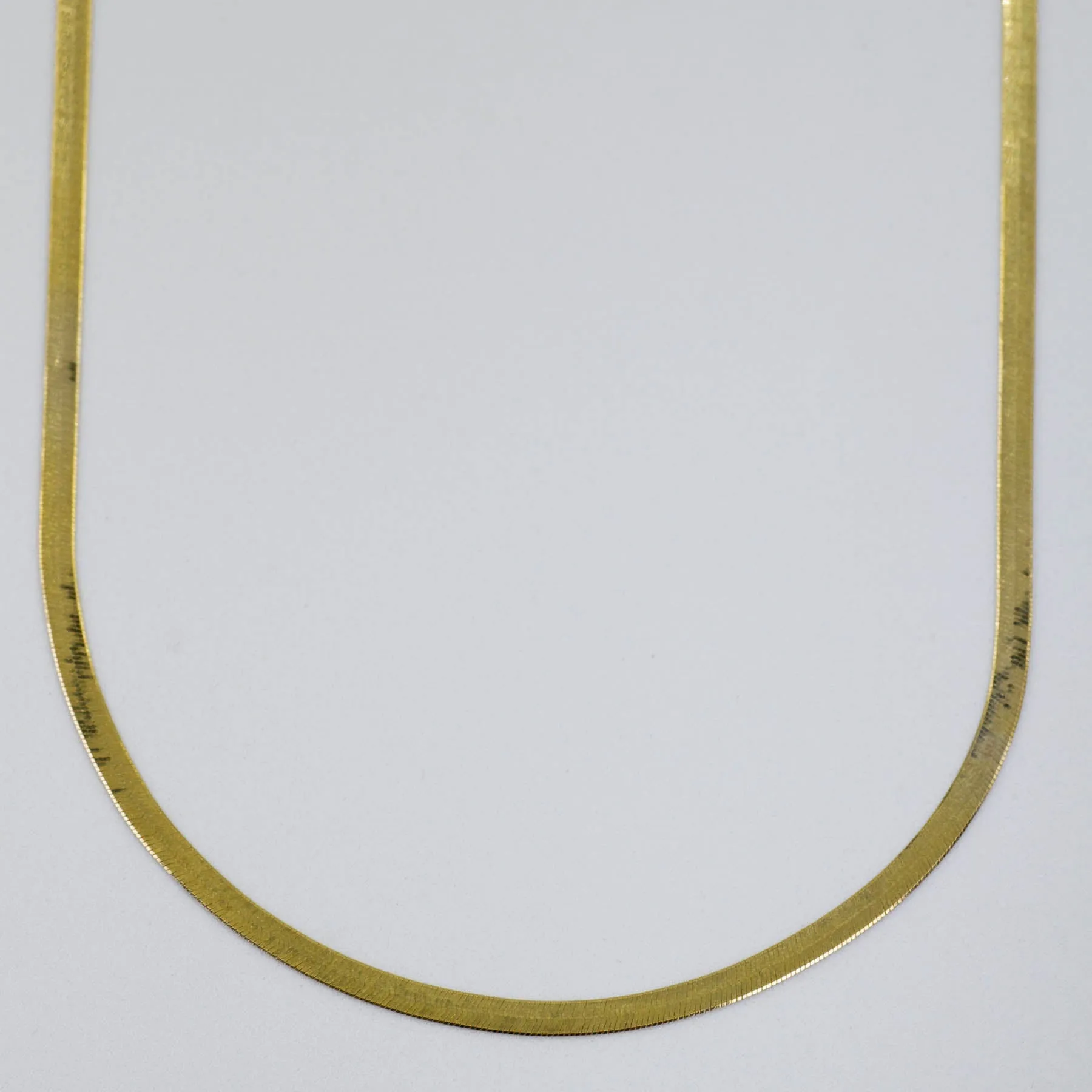 Classic Vibe Contemporary Accent '100 Ways' 4mm Herringbone Chain | 18" |