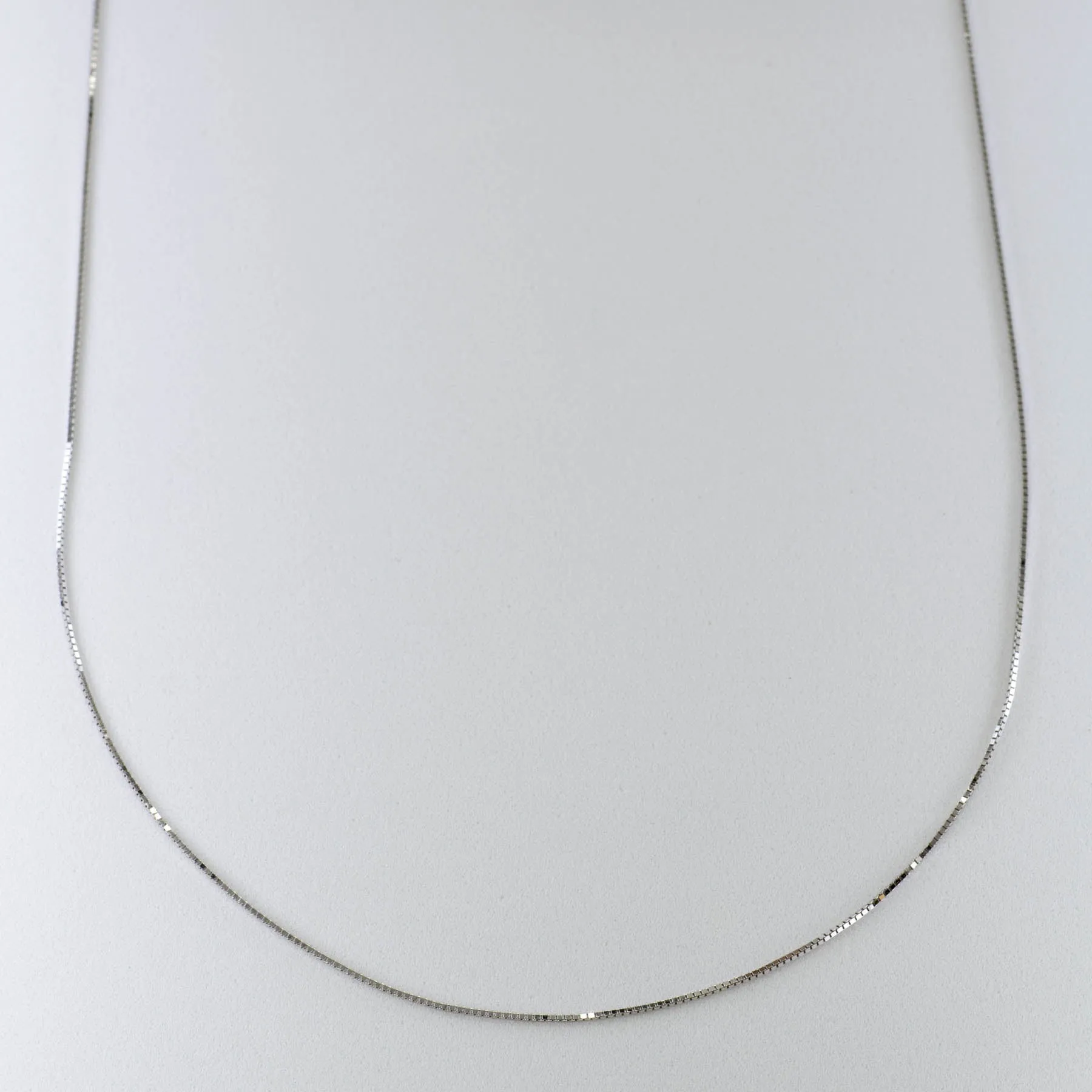 Shimmer Mood Distinctive Appeal '100 Ways' White Gold Adjustable Box Chain |