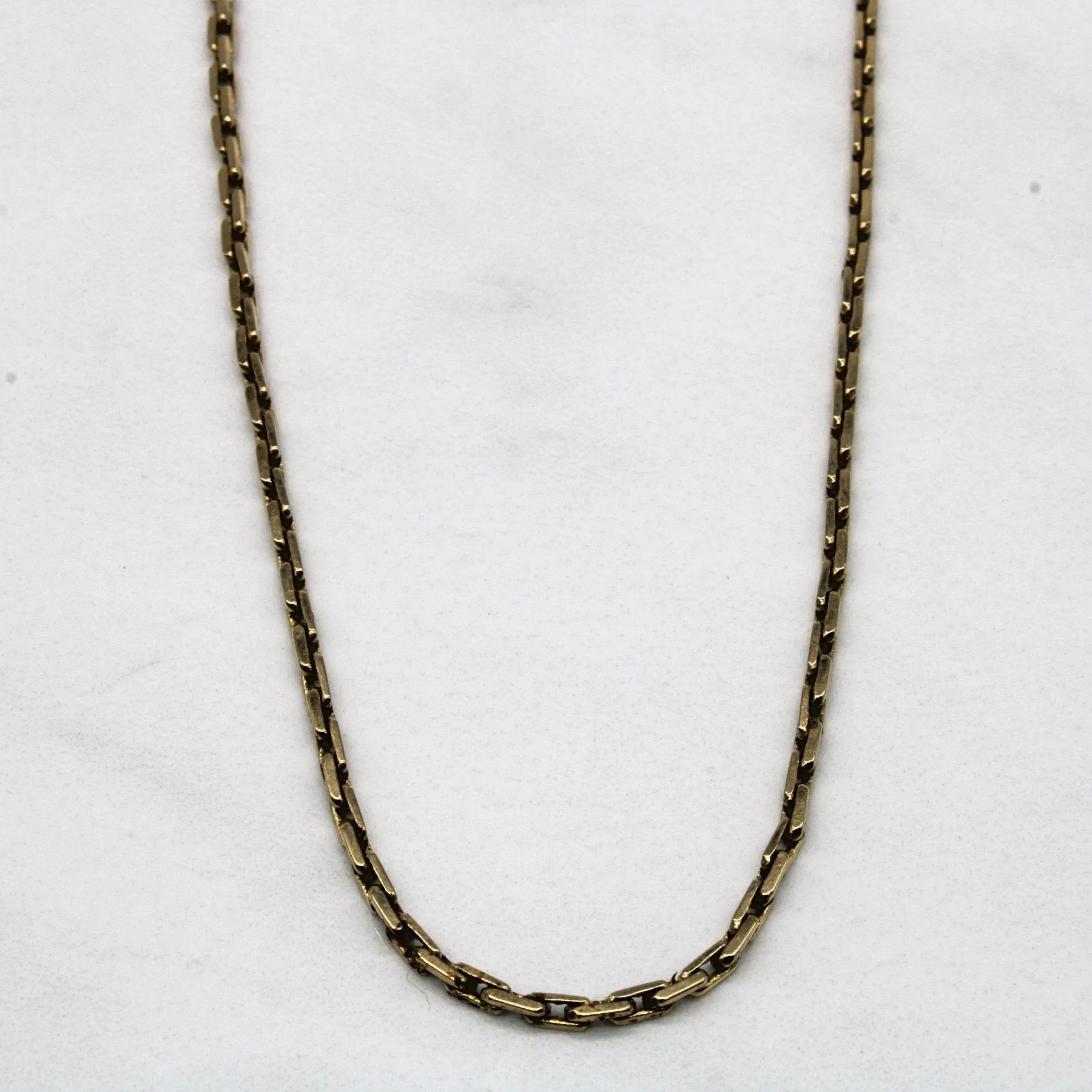10k Elongated Box Chain | 21" | Timeless Accessories
