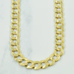 10k Italian Yellow Gold Cuban Link Chain | 24" | Spark Moment Vibrant Highlight