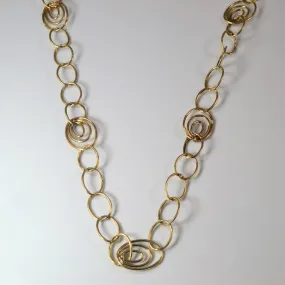 10k Layered Fancy Chain | 46" | Stunning Style