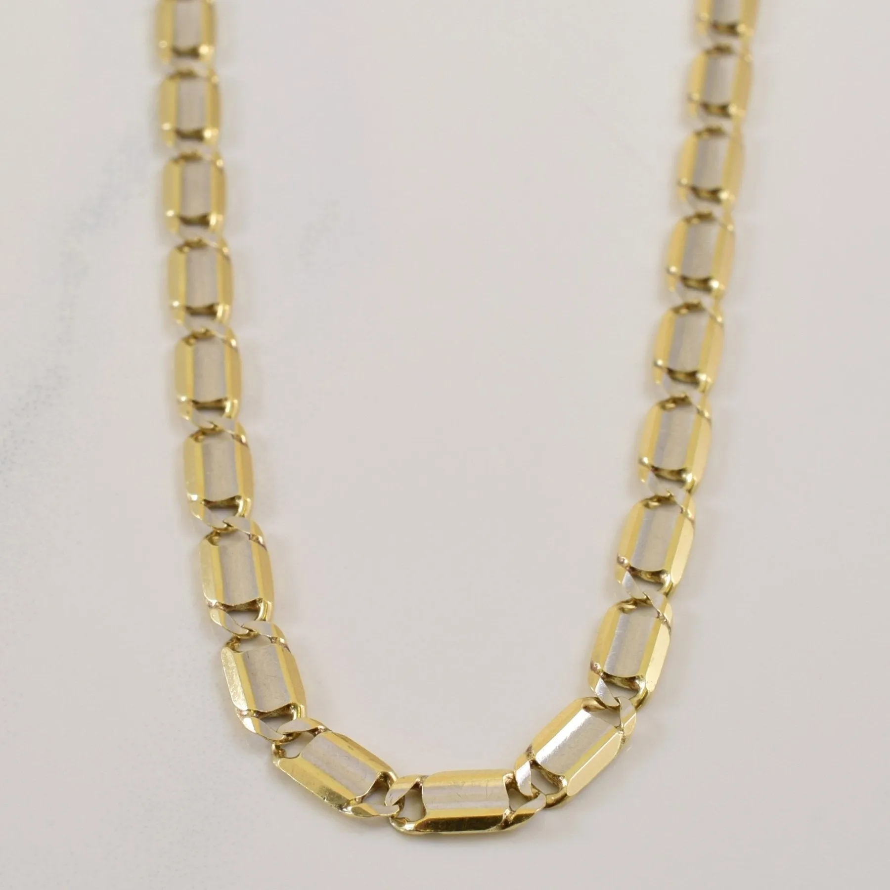 Vibrant Piece Classy Vibe 10k Two Tone Chain | 18.5" |