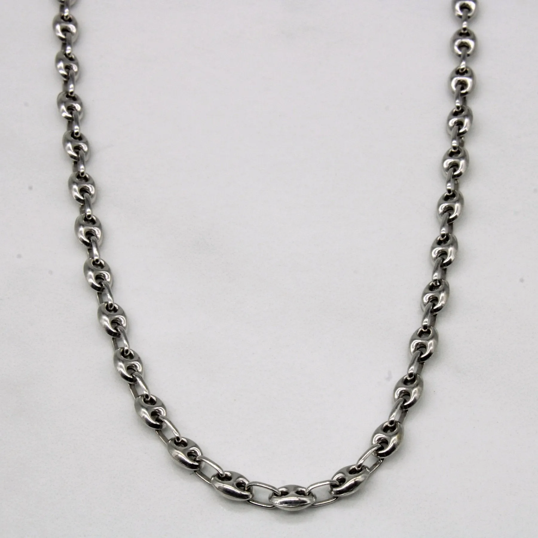 10k White Gold Chain | 18" | Premium Look