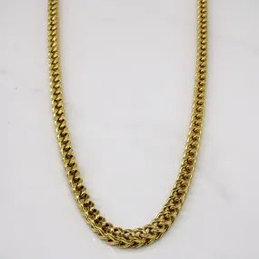 10k Yellow Gold Birdcage Link Chain | 24" | Date Fit Fashionable Piece