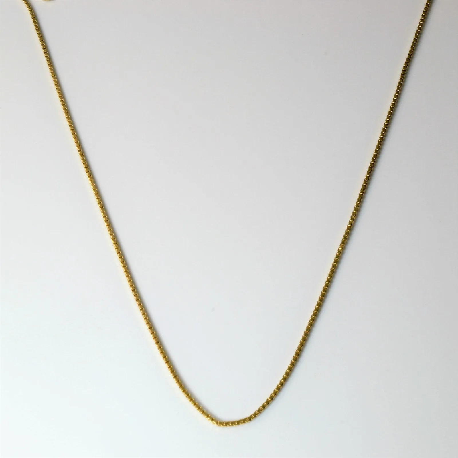 Tasteful Accent 10k Yellow Gold Box Chain | 20" |