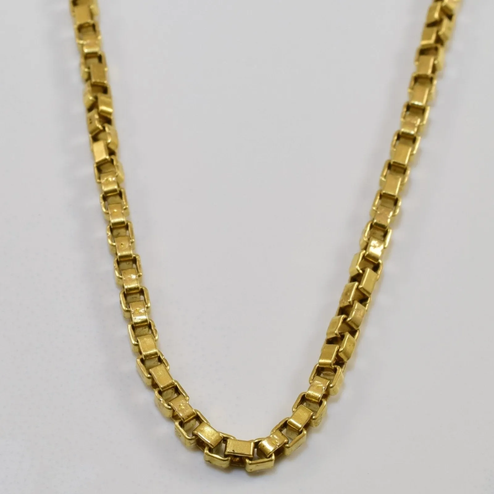 Sophisticated Look 10k Yellow Gold Box Chain | 21.5" |