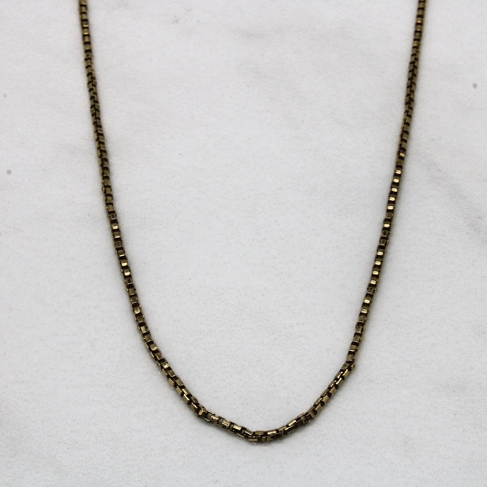 Inspired Feature Soft Spark 10k Yellow Gold Box Chain | 22" |