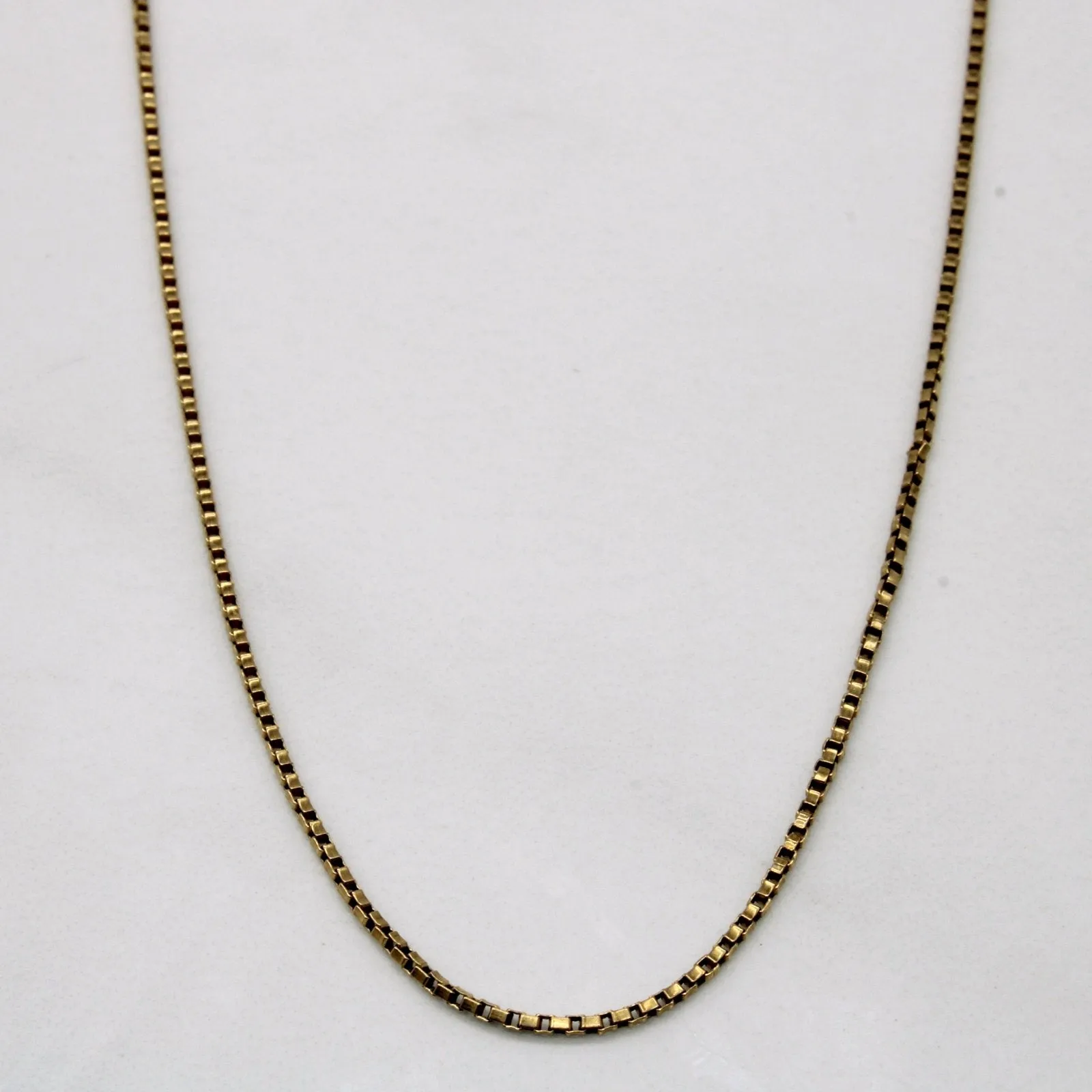 10k Yellow Gold Box Chain | 24" | Refined Gift