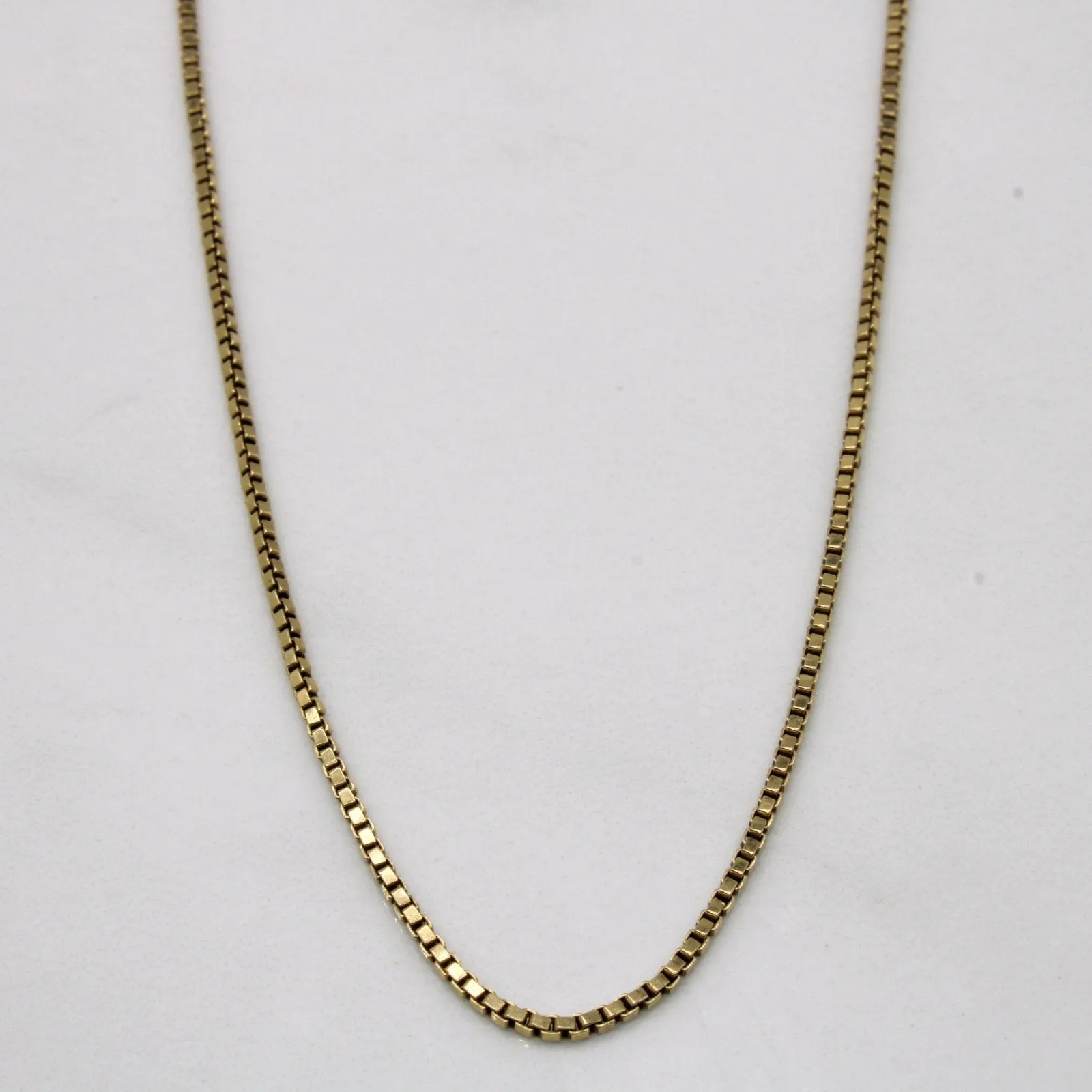 10k Yellow Gold Box Chain | 25" | Allure Form
