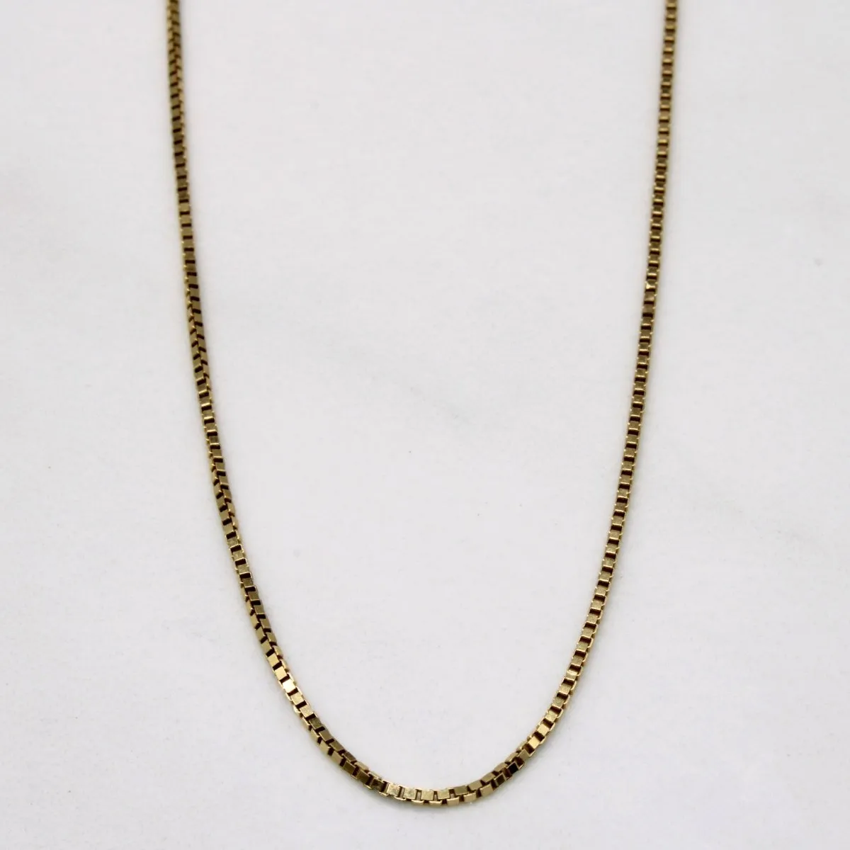 Allure Form Bold Layer 10k Yellow Gold Box Link Chain | 24" |