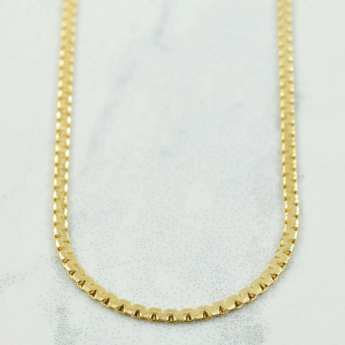 Elegant Touch 10k Yellow Gold C-Link Chain | 17.5" |