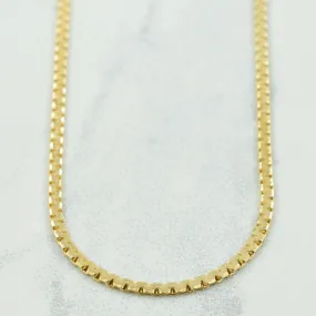 Elegant Touch 10k Yellow Gold C-Link Chain | 17.5" |