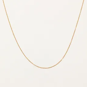 10k Yellow Gold Chain | 18" | Handmade Statement