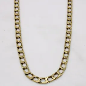 10k Yellow Gold Chain | 18" | Vibrant Jewelry Look Monochrome Fit
