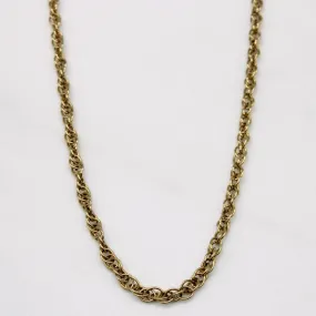 Dressed Look Iconic Appeal 10k Yellow Gold Chain | 20" |