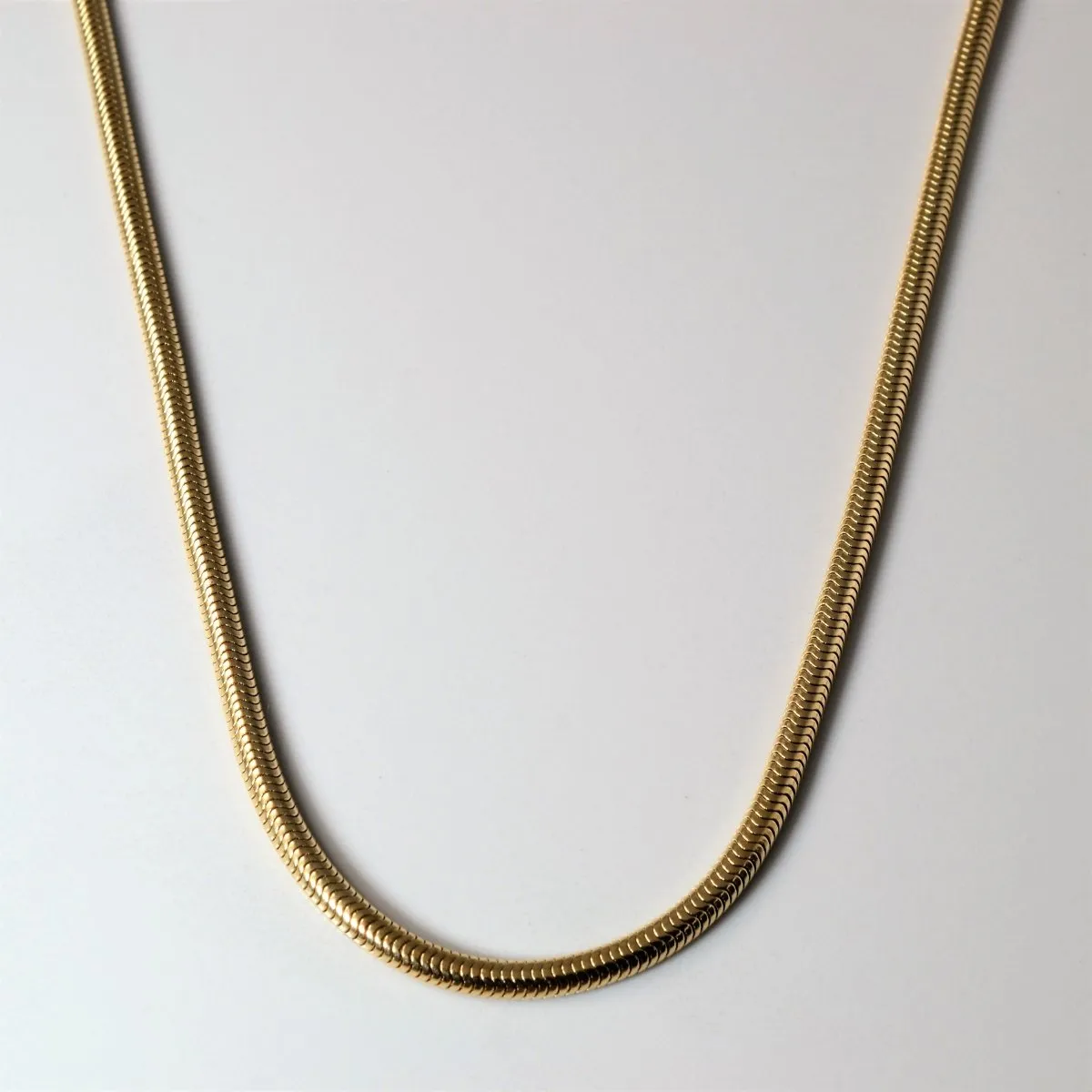 10k Yellow Gold Cobra Chain | 22" | Enduring Shine