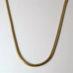 10k Yellow Gold Cobra Chain | 22" | Enduring Shine