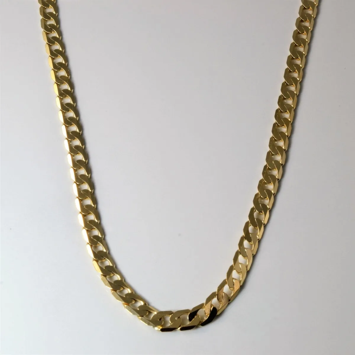10k Yellow Gold Cuban Chain | 22" | Effortless Match