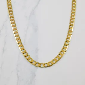 10k Yellow Gold Cuban Chain | 23" | Dainty Edge