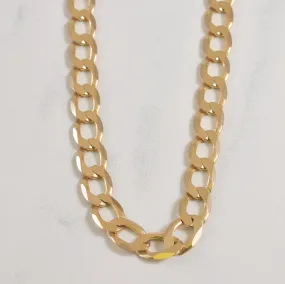 Dynamic Form 10k Yellow Gold Cuban Chain | 24" |