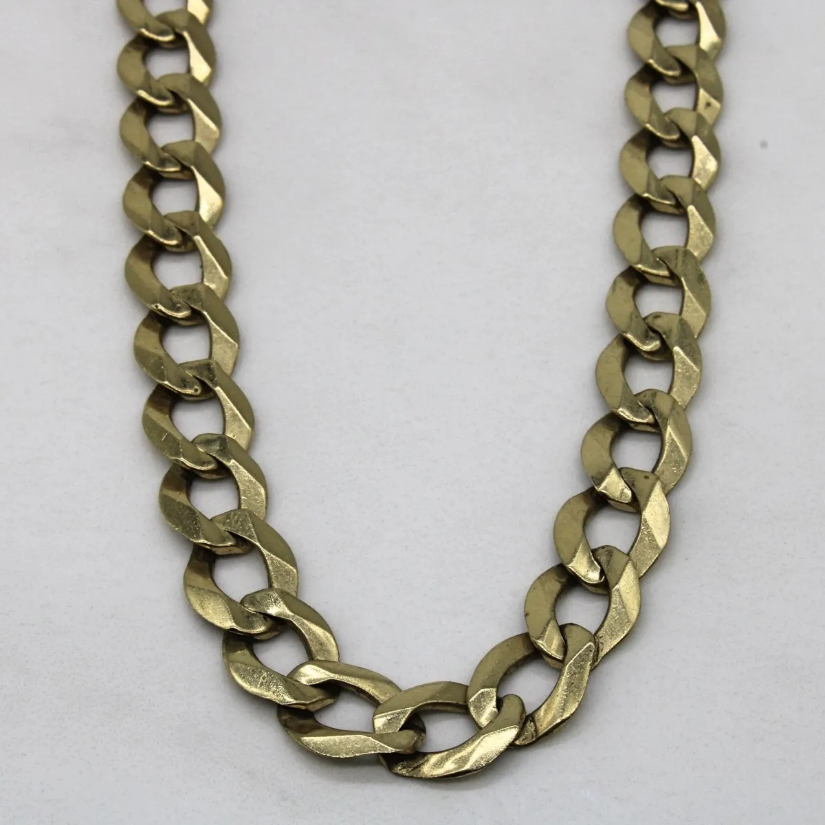 Easy Style 10k Yellow Gold Cuban Chain | 28" |