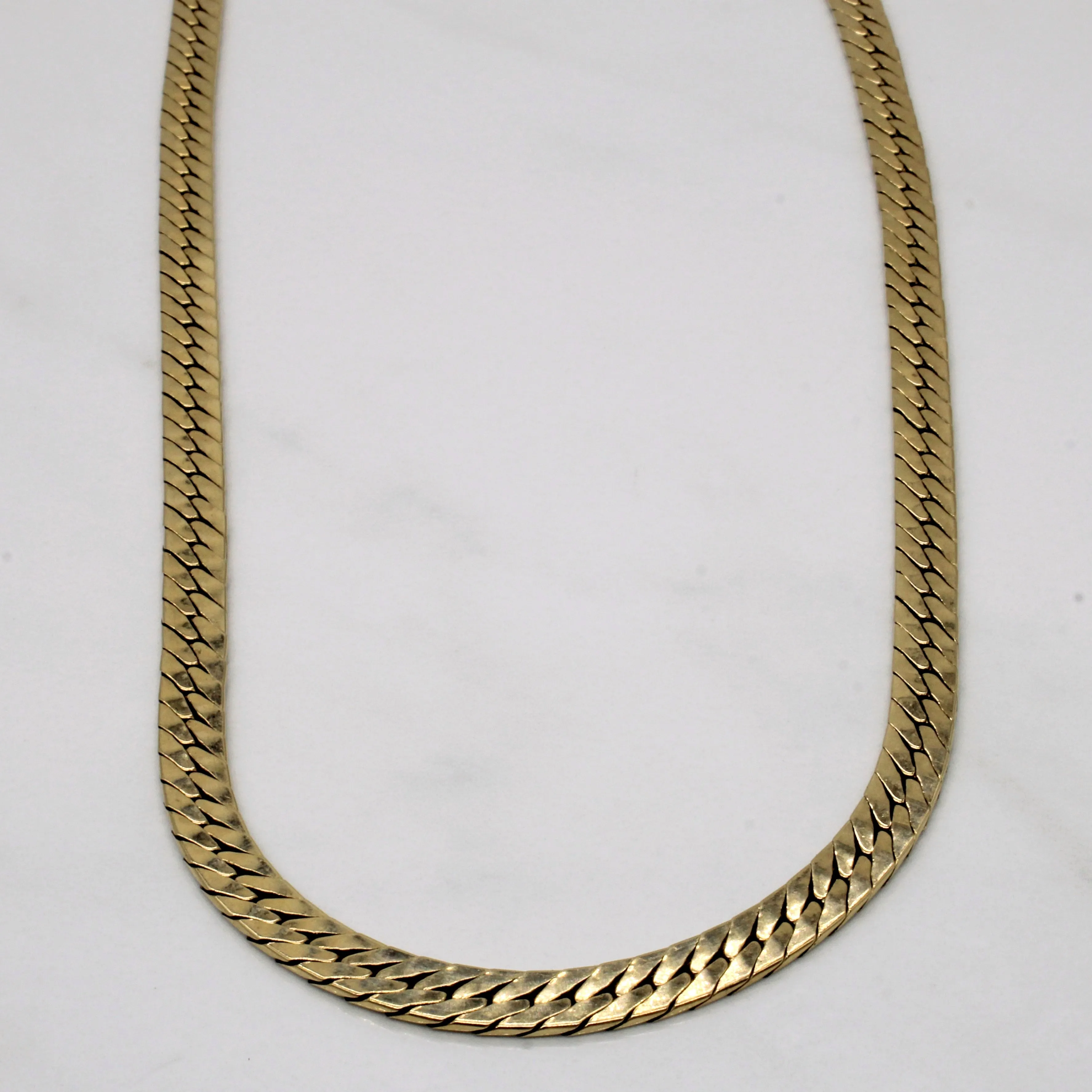10k Yellow Gold Cuban Link Chain | 19" | Exclusive Glam