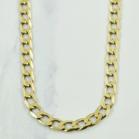 Formal Set 10k Yellow Gold Cuban Link Chain | 20" |