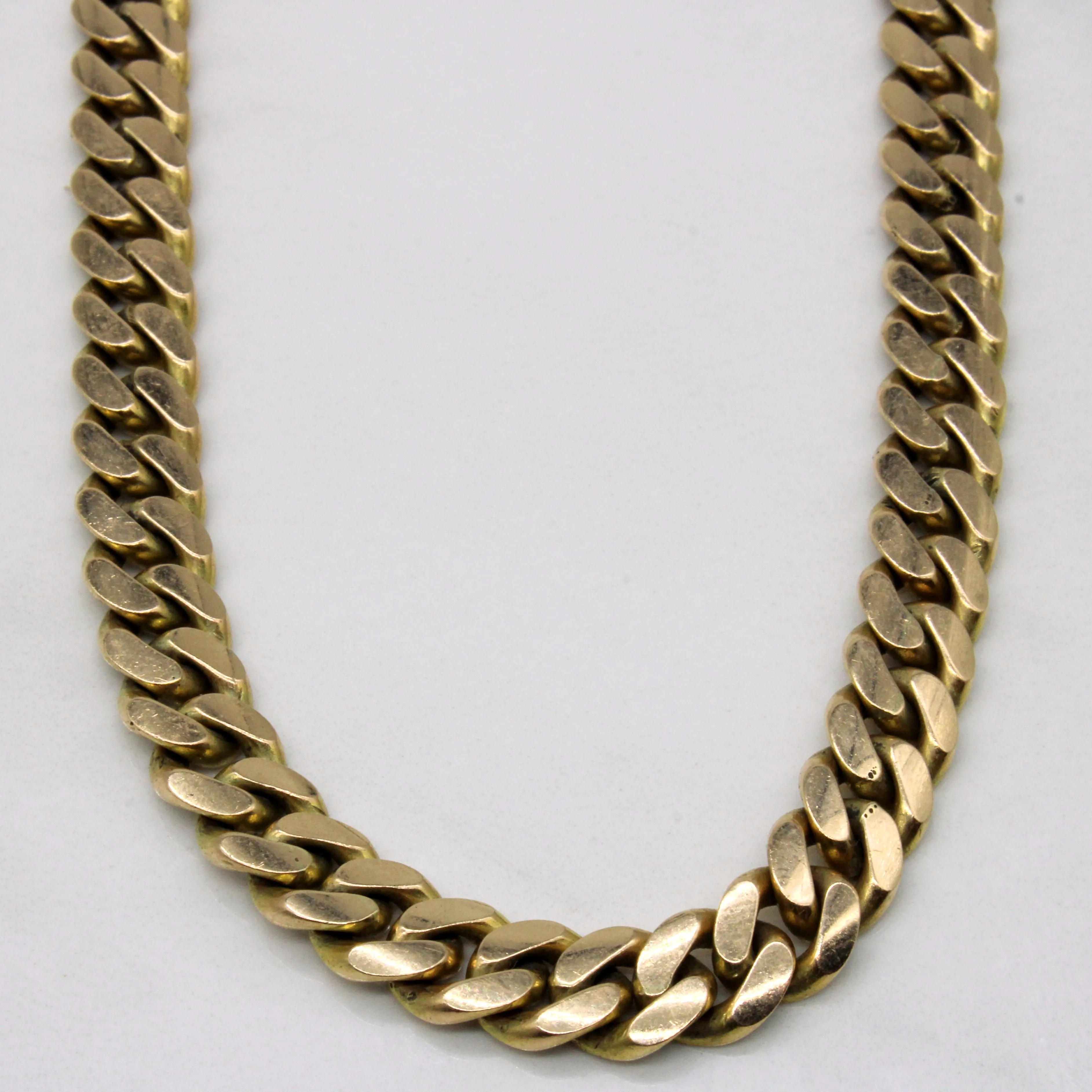 10k Yellow Gold Cuban Link Chain | 22" | Creative Form