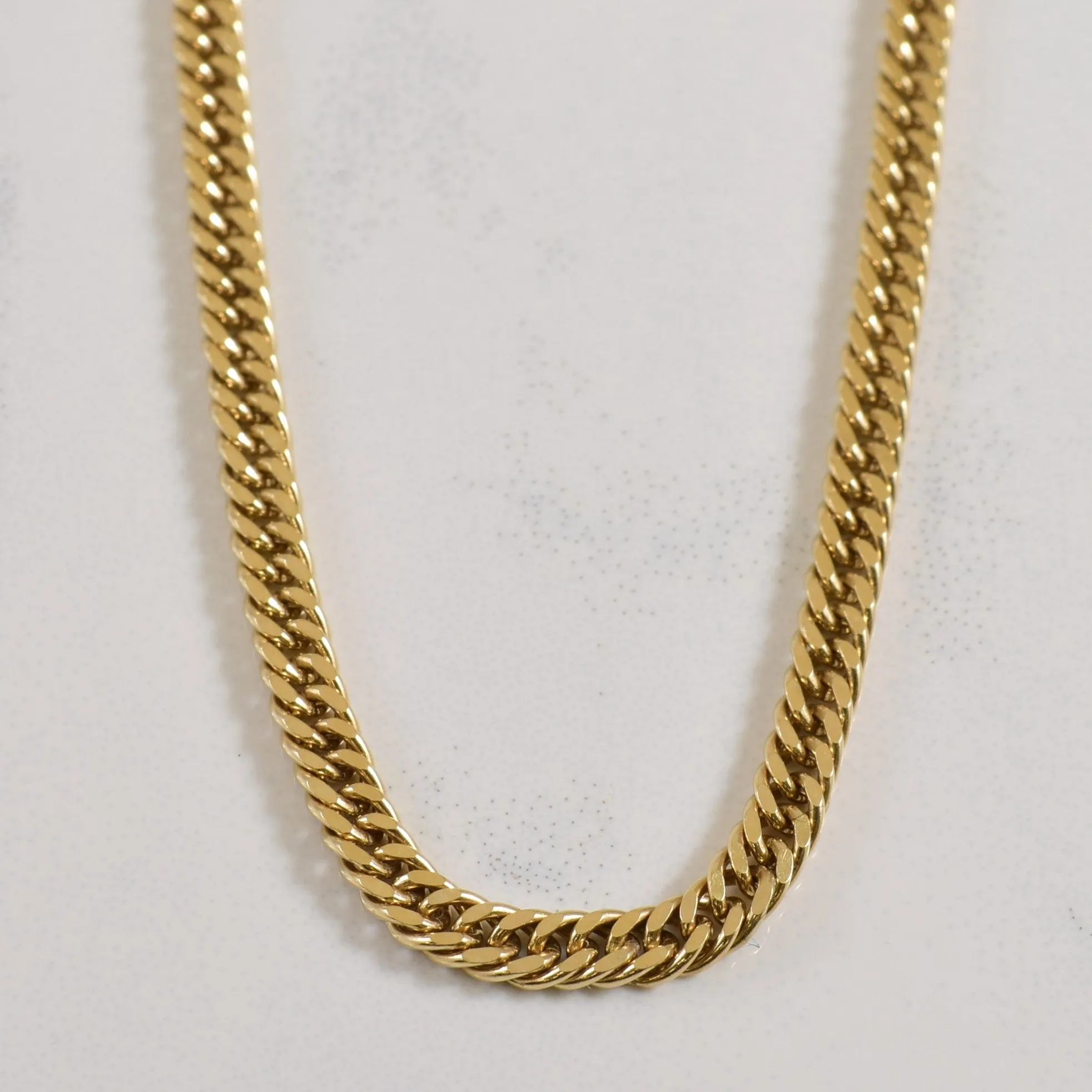 Quick Shine Natural Elements 10k Yellow Gold Curb Chain | 20" |