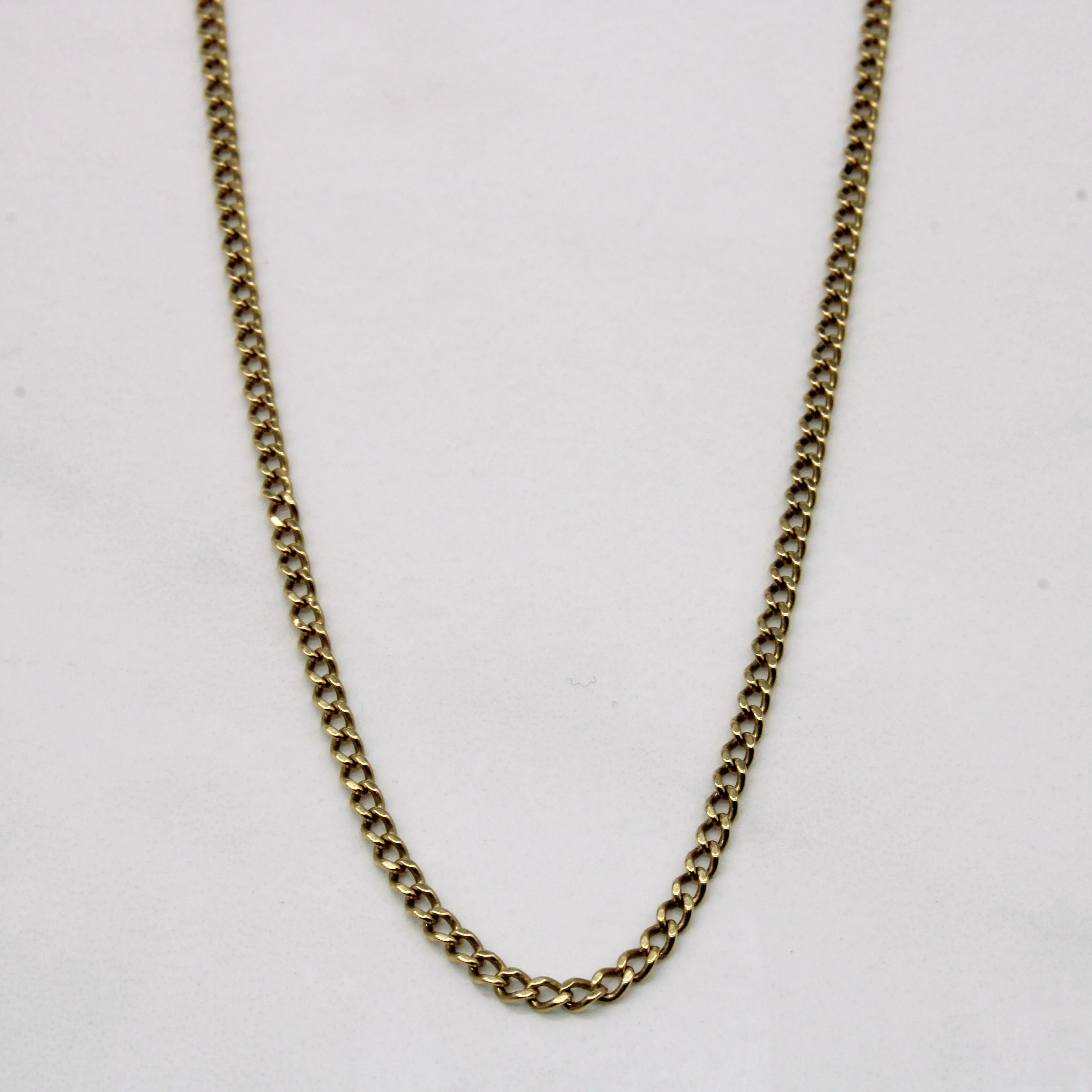 10k Yellow Gold Curb Chain | 24" | Natural Fit Daily Radiance