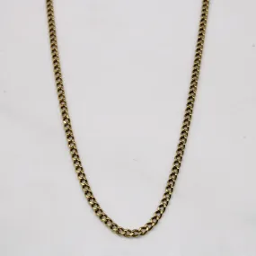 10k Yellow Gold Curb Chain | 24" | Natural Fit Daily Radiance