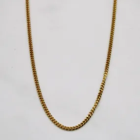 Date night Dainty Design 10k Yellow Gold Curb Chain | 24" |