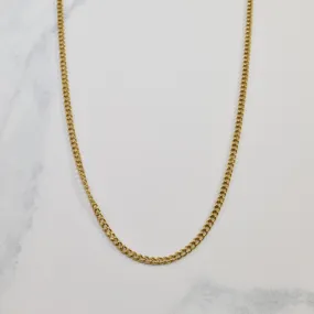 Luxe Essentials Gleaming Edge 10k Yellow Gold Curb Chain | 26" |