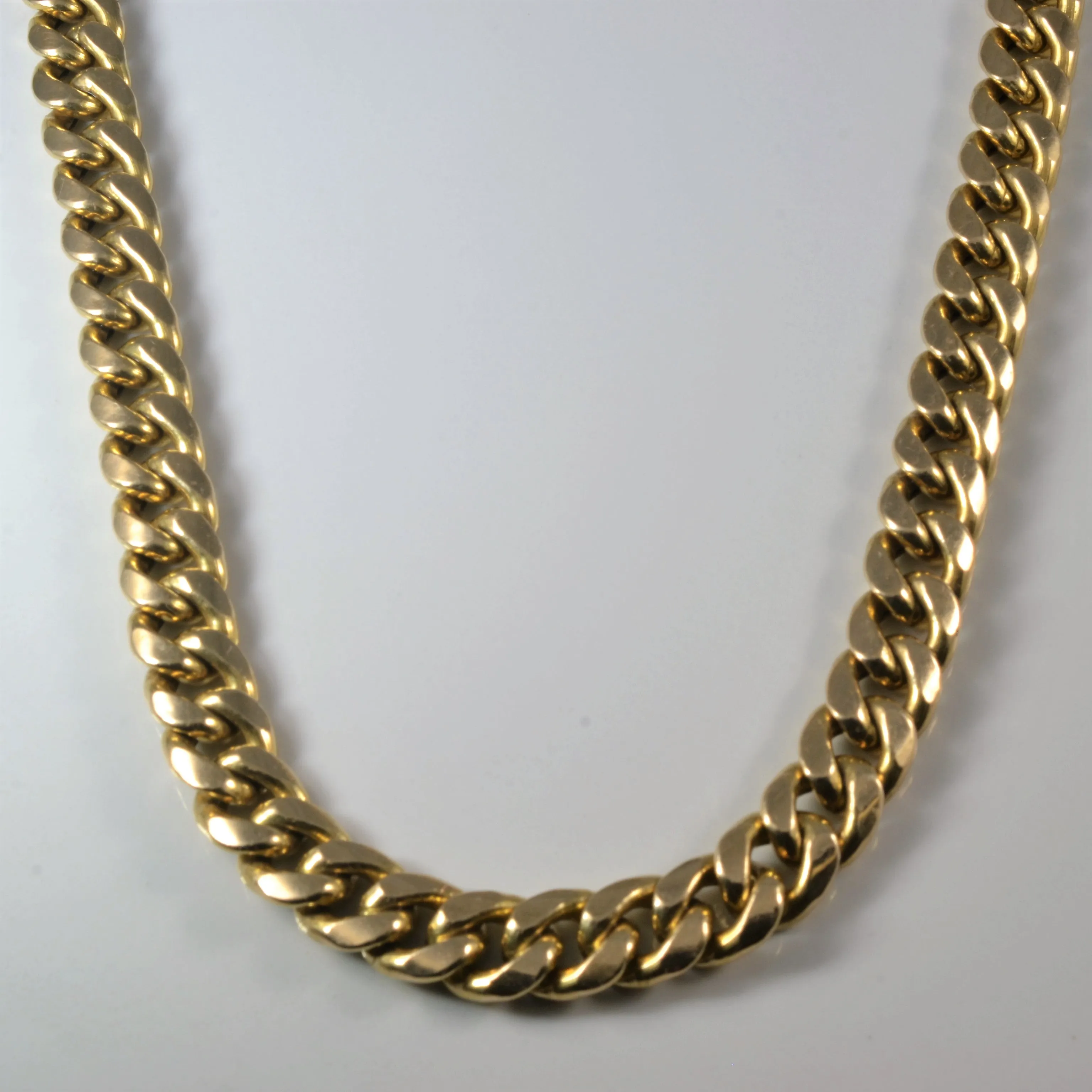 10k Yellow Gold Curb Chain | 26" | Sophisticated Jewelry Design