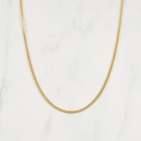 Luxury Form 10k Yellow Gold Curb Chain | 26" |