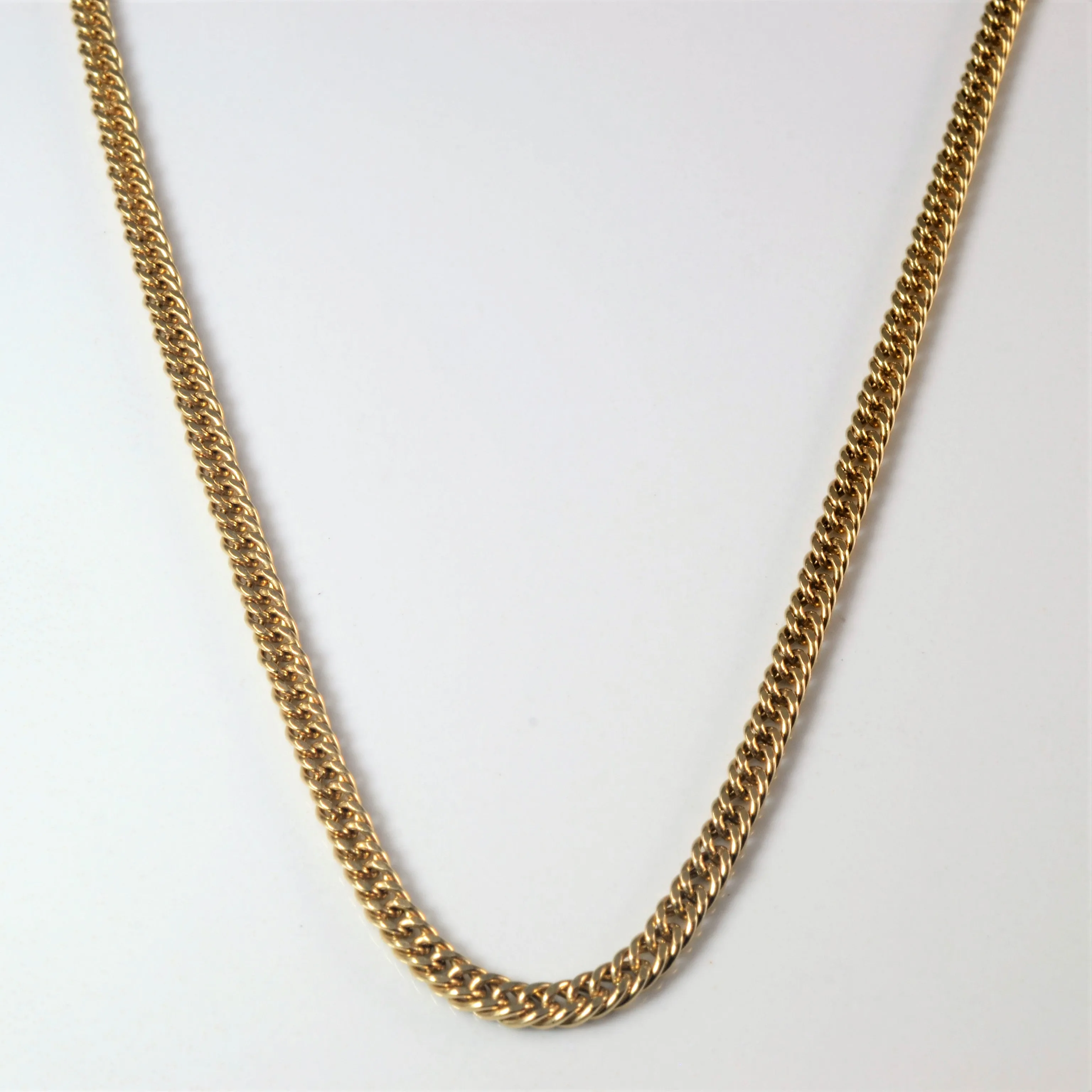 Occasion Perfect 10k Yellow Gold Curb Chain | 27" |