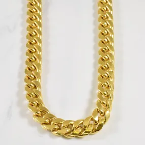 Nature Inspired 10k Yellow Gold Curb Chain | 28" |