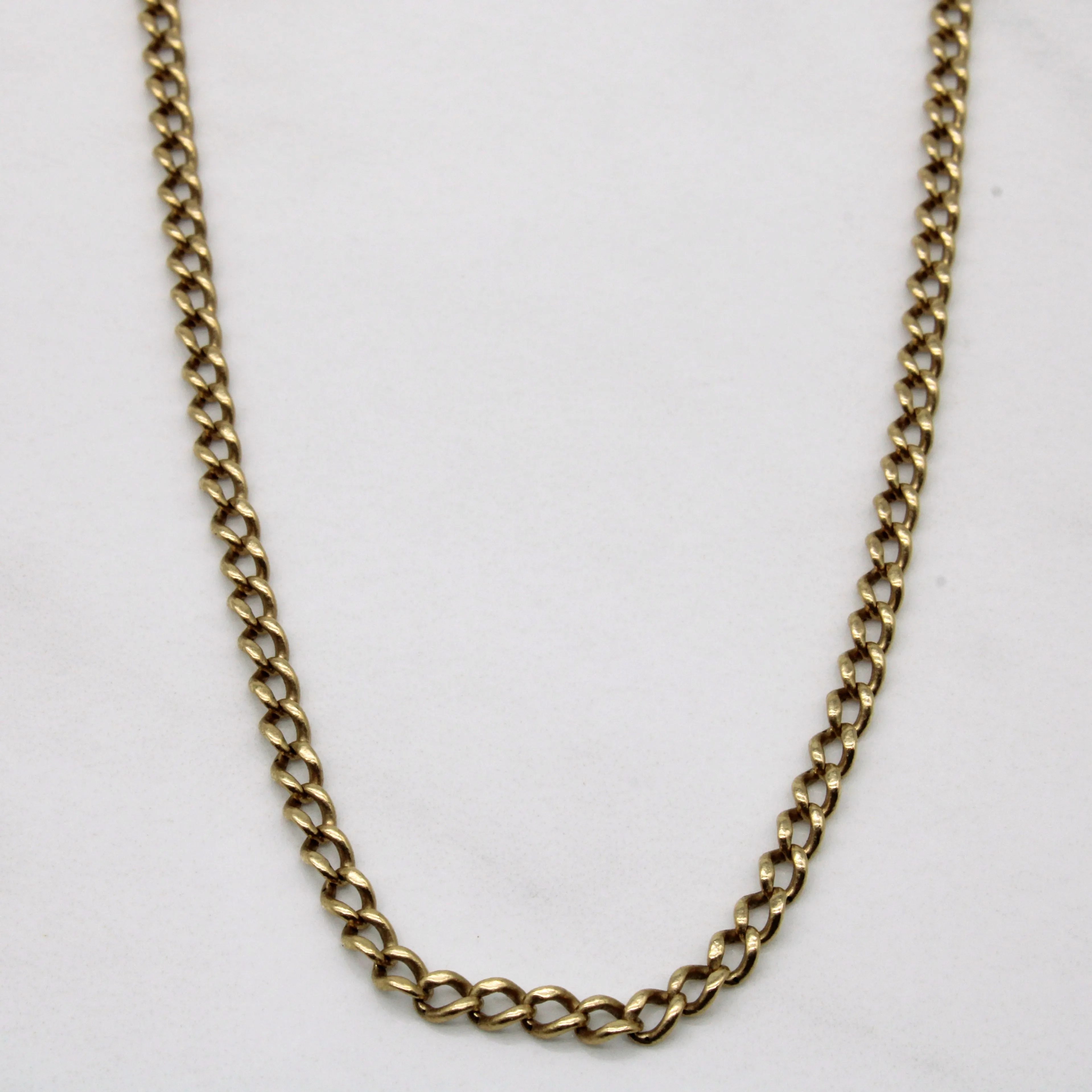 Exclusive Craft Gleaming Craft 10k Yellow Gold Curb Chain | 28" |