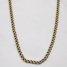 Exclusive Craft Gleaming Craft 10k Yellow Gold Curb Chain | 28" |