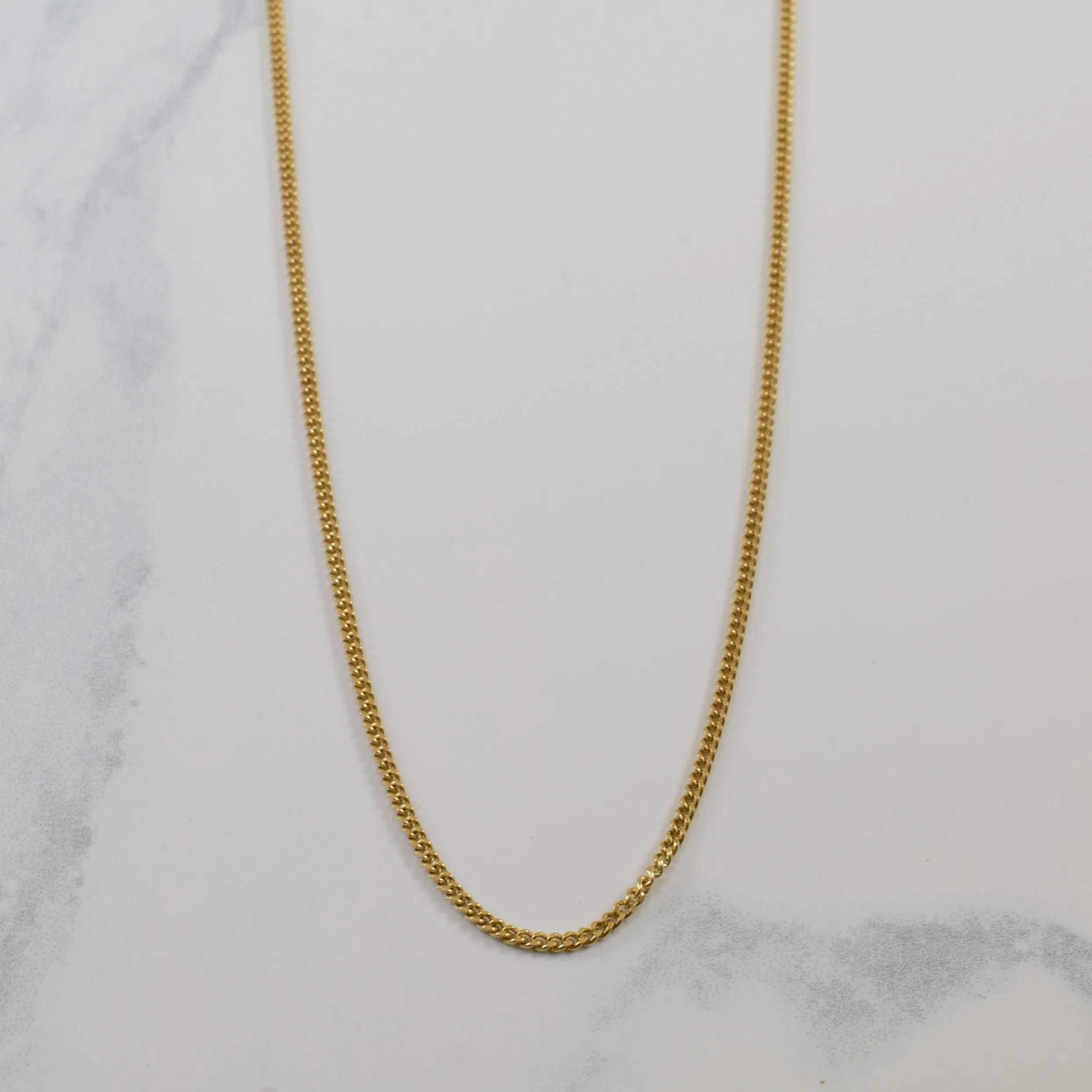 10k Yellow Gold Curb Chain | 31" | Radiant Piece