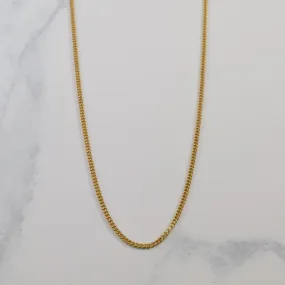 10k Yellow Gold Curb Chain | 31" | Radiant Piece