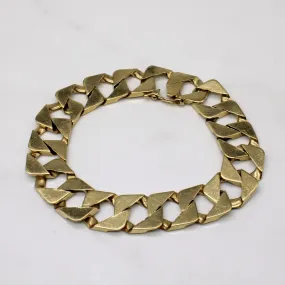 10k Yellow Gold Curb Link Bracelet | 8.5" | Birthday Surprise