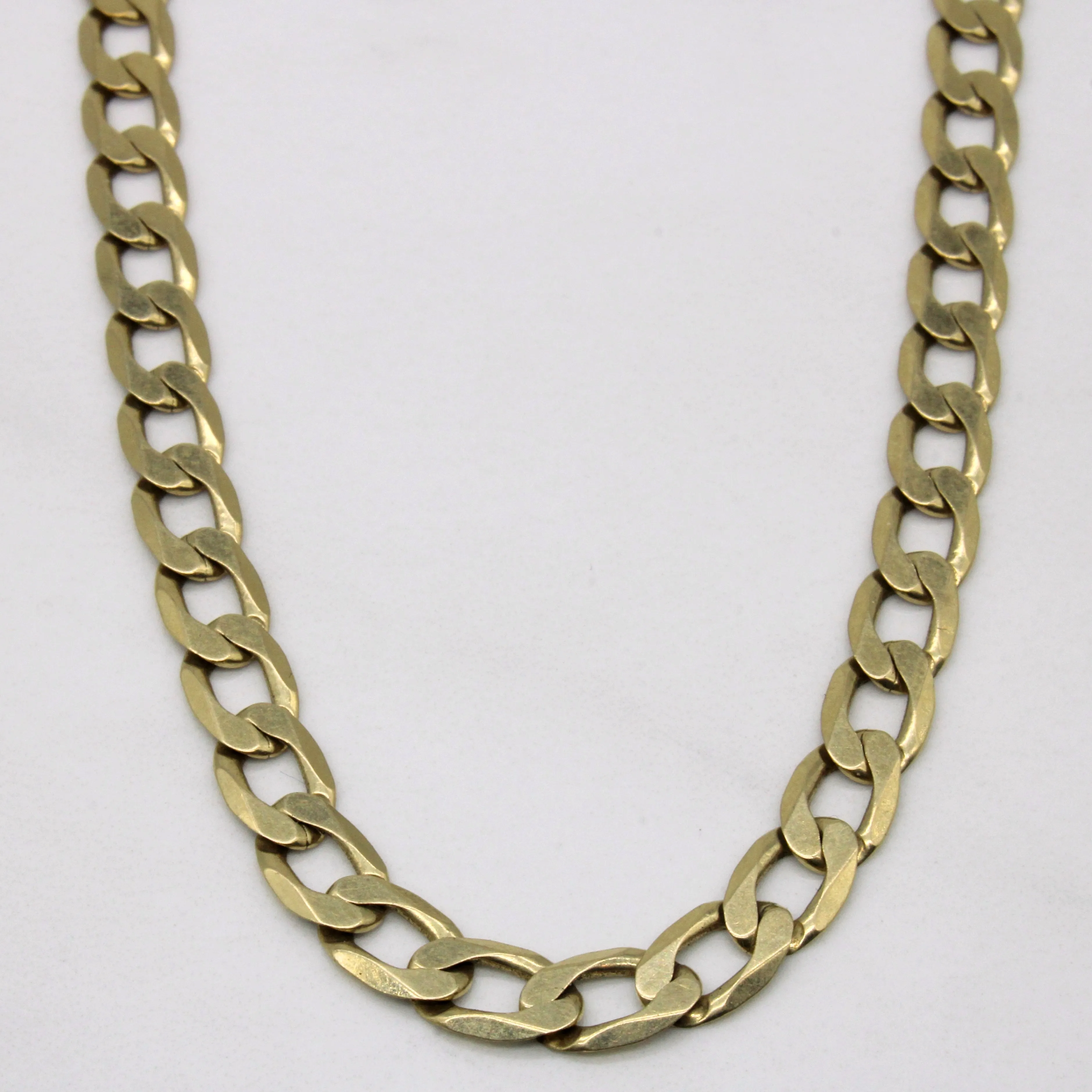 Day To Night 10k Yellow Gold Curb Link Chain | 20" |