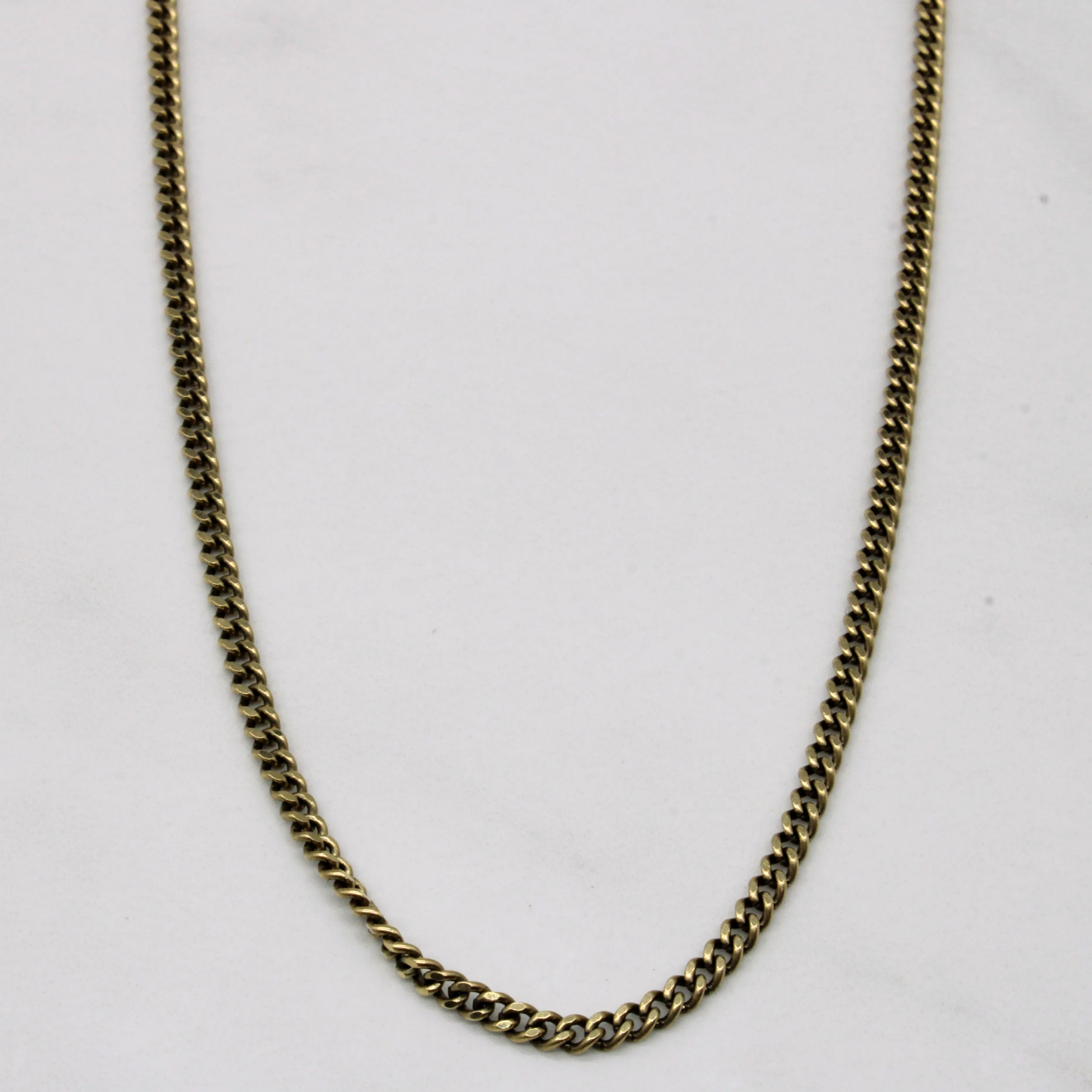 10k Yellow Gold Curb Link Chain | 24" | Exclusive Charm Premium Feature