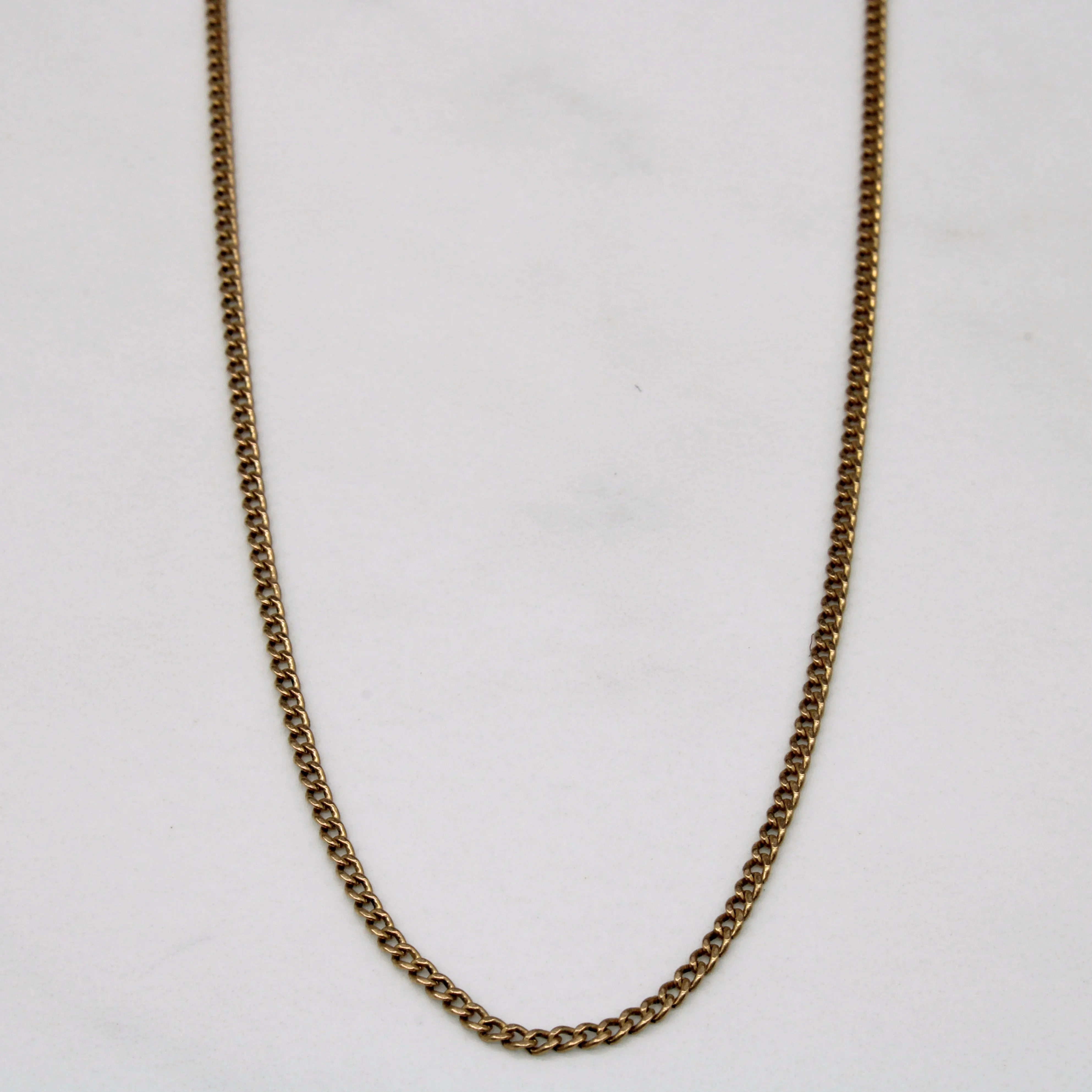 Signature Sparkle Boho Mood 10k Yellow Gold Curb Link Chain | 24" |