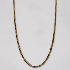 Signature Sparkle Boho Mood 10k Yellow Gold Curb Link Chain | 24" |