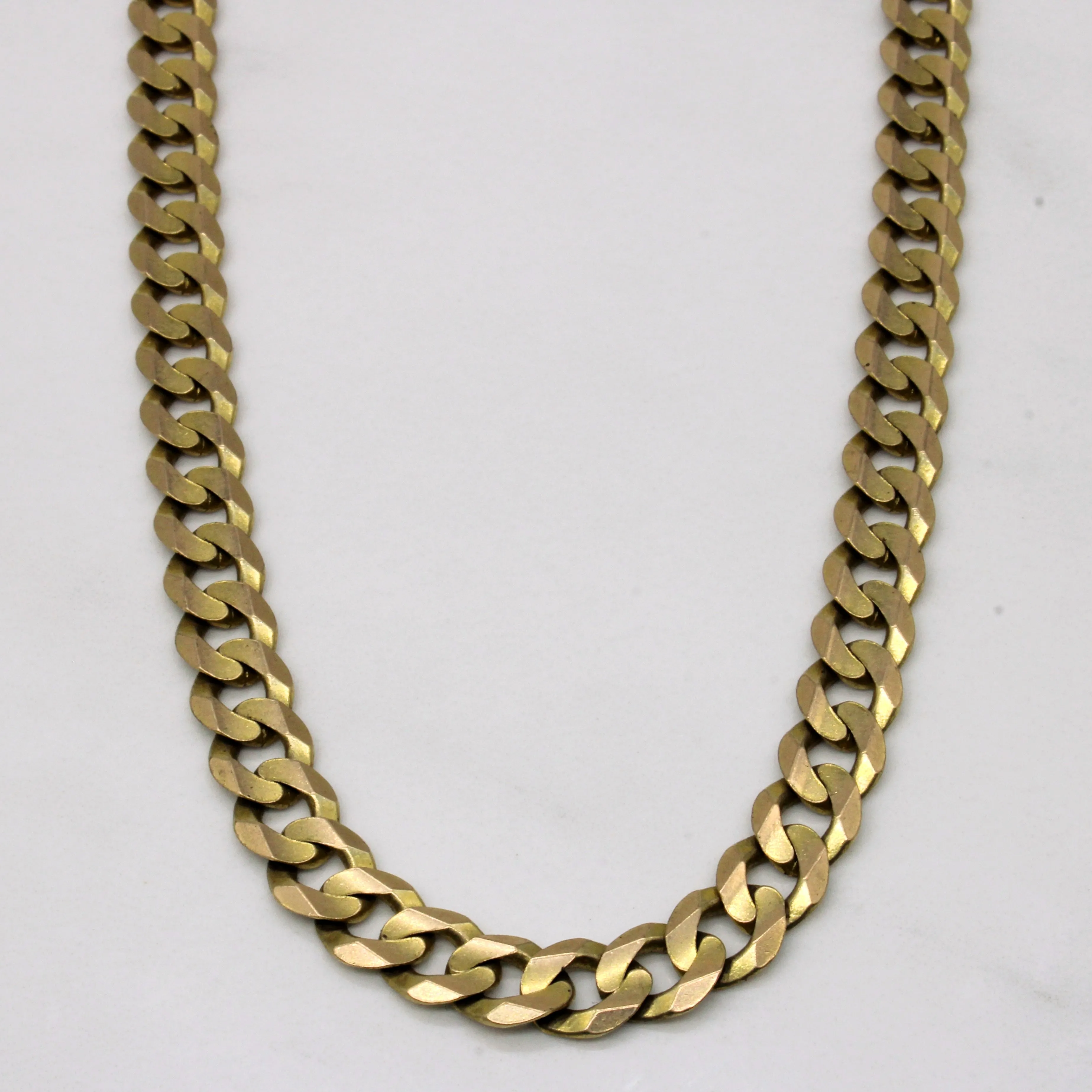 Signature Touch 10k Yellow Gold Curb Link Chain | 26" |