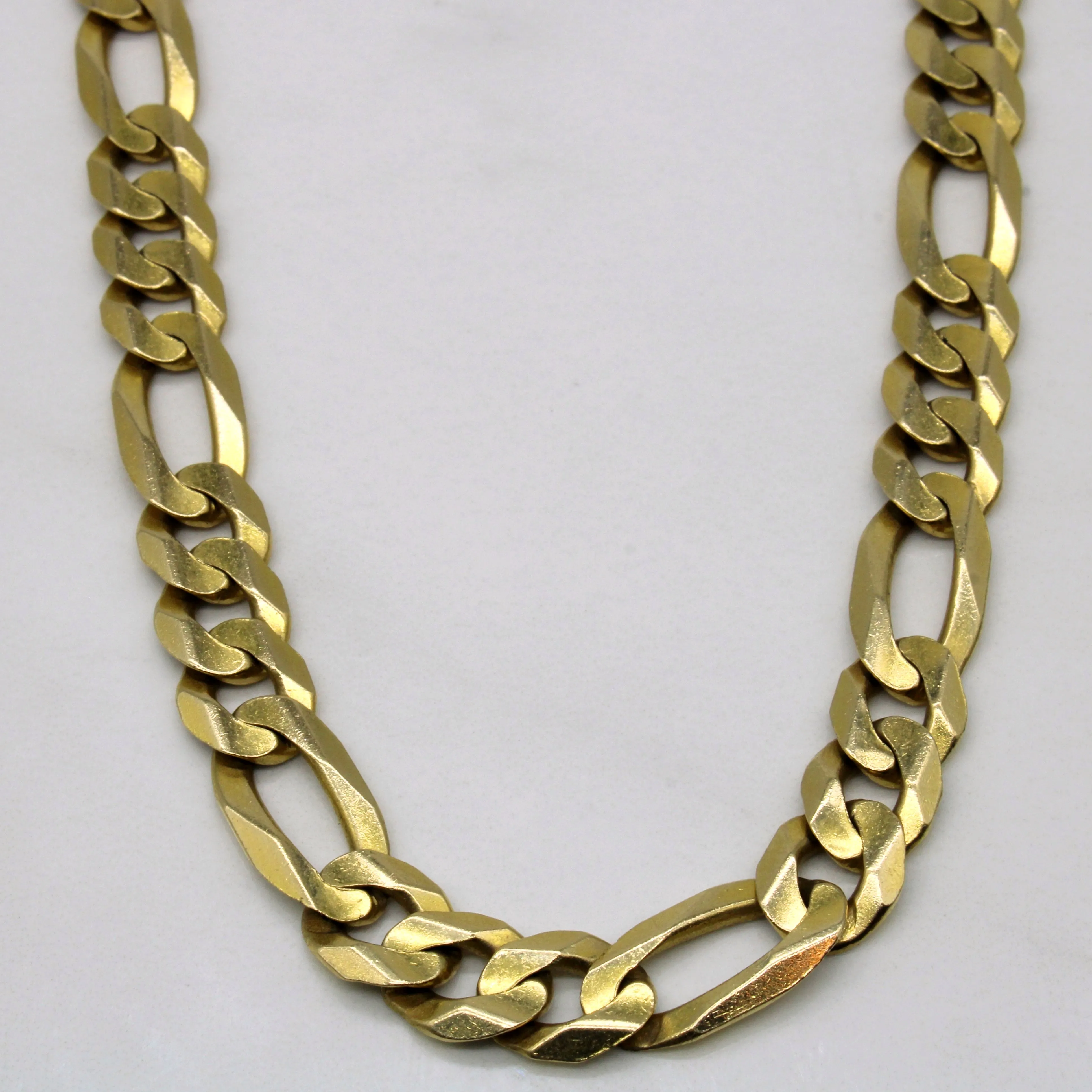 Everyday Luxury 10k Yellow Gold Figaro Chain | 22" |
