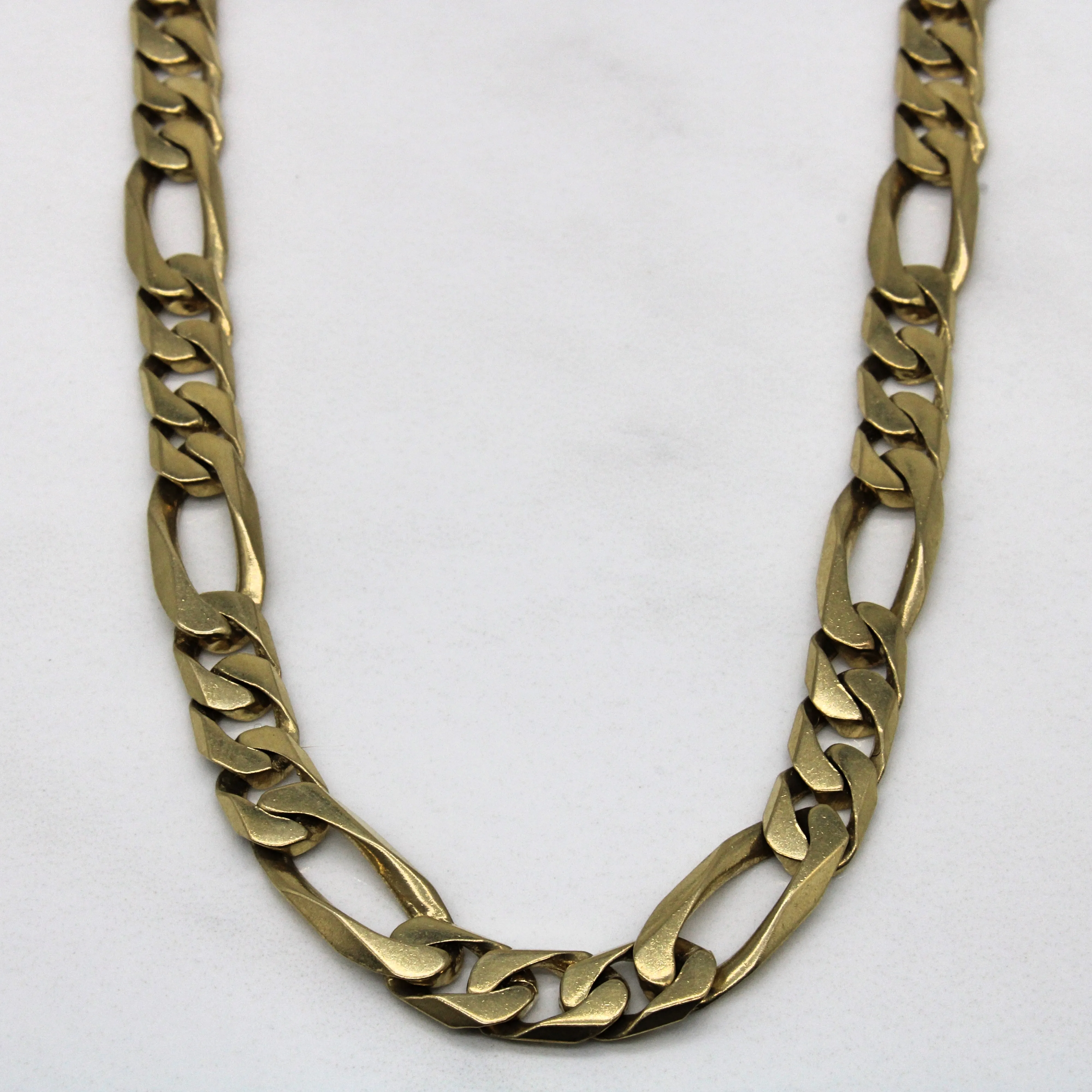10k Yellow Gold Figaro Chain | 22" | Graceful Edge