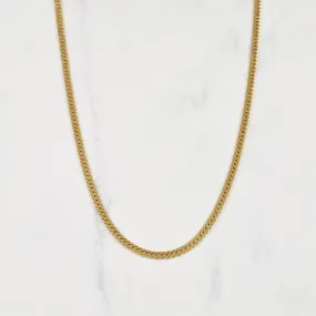 10k Yellow Gold Herringbone Chain | 28" | Dynamic Accent
